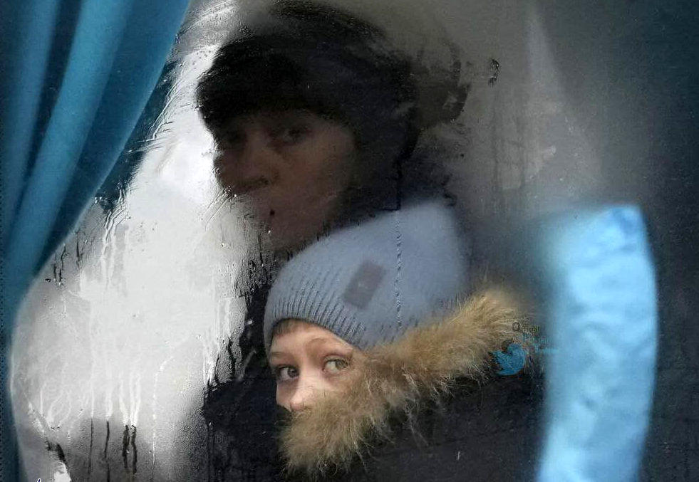  تصویر تلخ از فرار مردم اوکراین پس از حمله روسیه