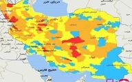 تعداد شهرهای قرمز افزایش یافت | جدیدترین رنگ‌بندی کرونایی ایران