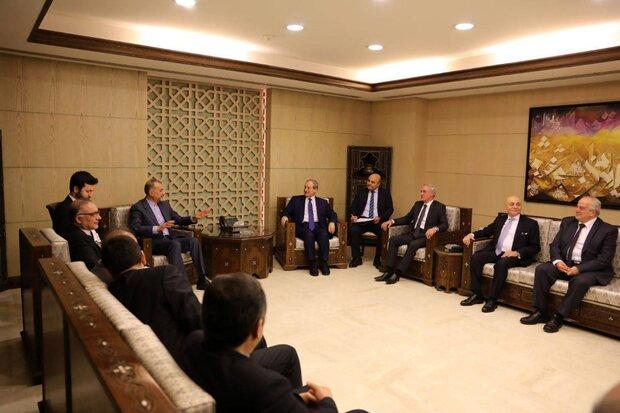 امیرعبداللهیان با وزیر امور خارجه سوریه دیدار کرد