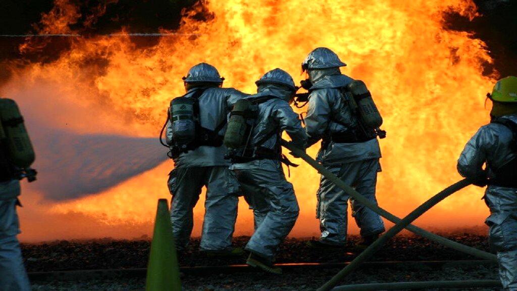 آتش‌ سوزی گسترده در بصره