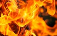 آتش‌سوزی گسترده در شیراز 
