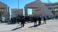 تجمع اعتراضی کارگران کارخانه فولاد اردستان