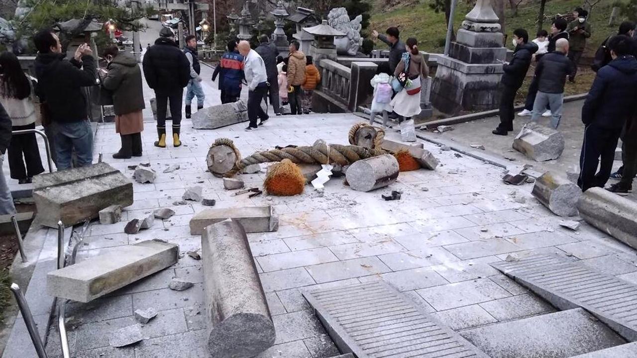 اتفاق باورنکردنی برای پیرزن ۹۰ ساله در زلزله ژاپن