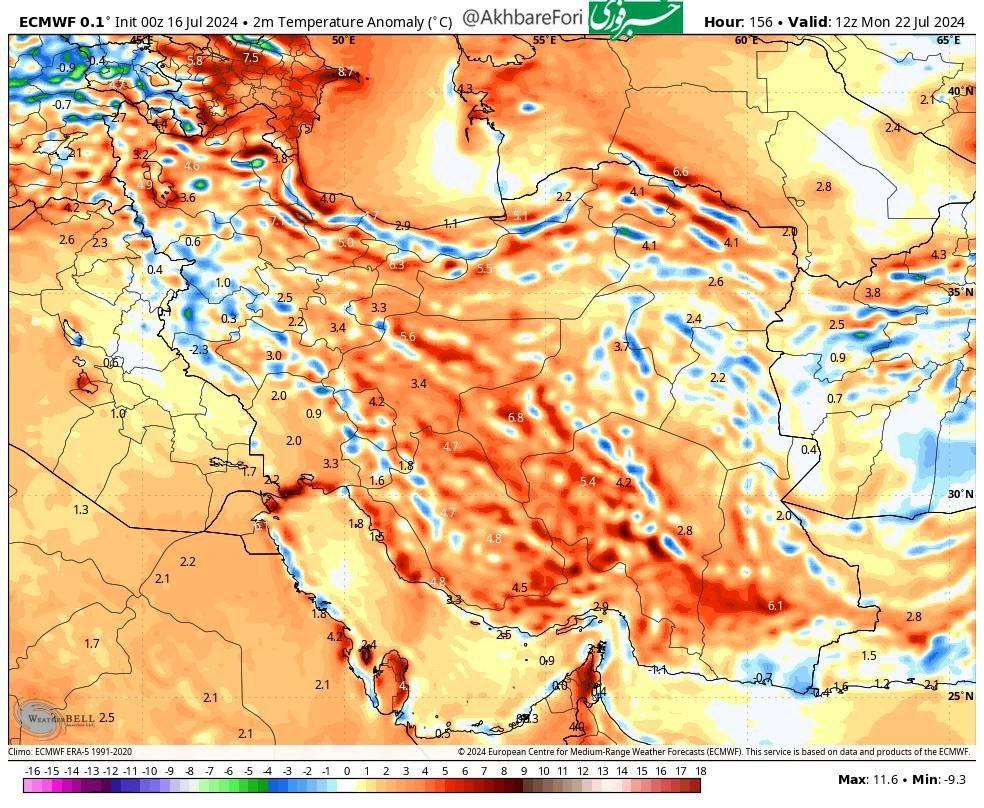 پیش‌بینی ناخوشایند هواشناسی ؛ تابستان جهنمی رسید