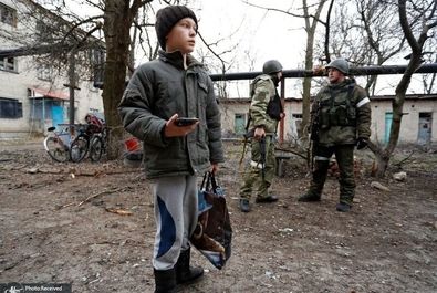 مردم اوکراین پس از حمله ارتش روسیه