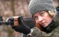 آموزش نظامی زنان اوکراینی / ویدئو