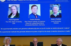 جایزه نوبل فیزیک سال ۲۰۲۳ به این افراد  رسید؟

