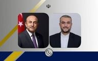 گفت‌وگو تلفنی امیرعبداللهیان با وزیر خارجه ترکیه