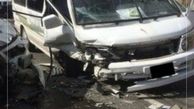 واژگونی یک دستگاه ون حامل زائران ایرانی  / 15 نفر کشته و زخمی  شدند