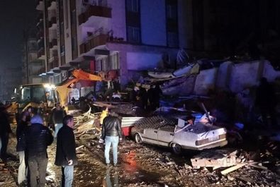 حجم ویرانی های زلزله ترکیه