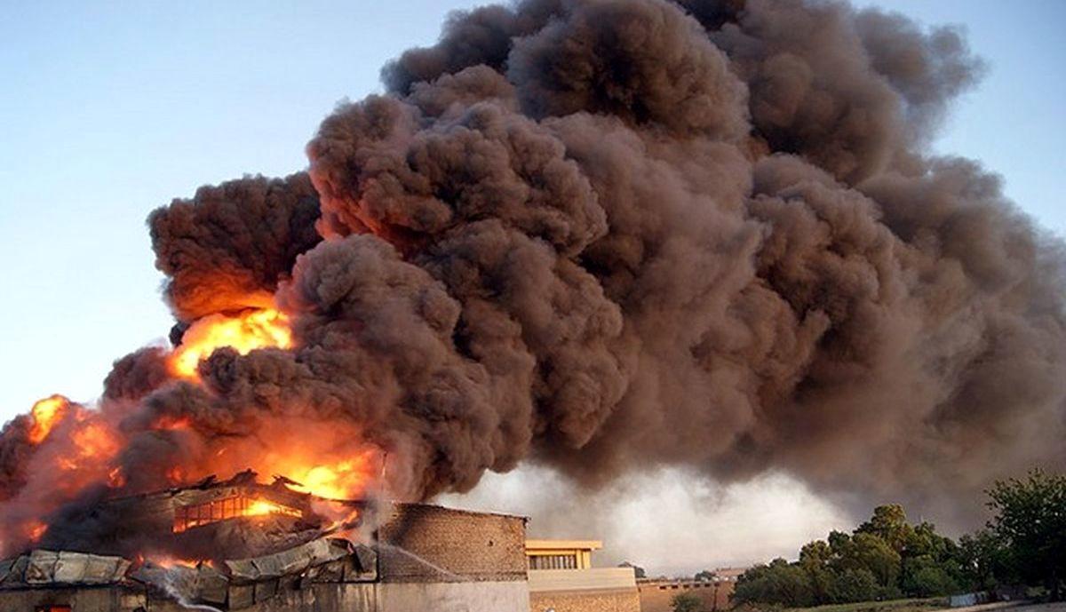 انفجار مهیب و آتش‌سوزی در یکی از یگان‌های مرزی کرمانشاه | ۶ سرباز مجروح شدند + تصاویر

