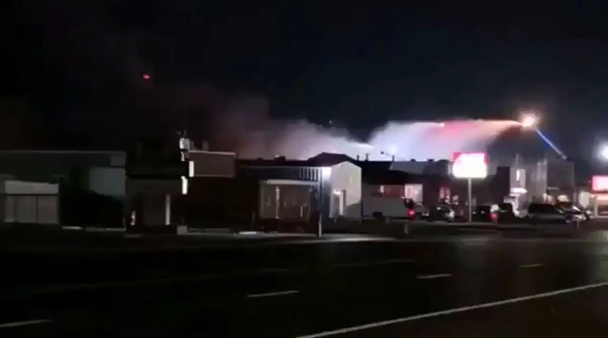 انفجار شدید در کارخانه تولید جنگ‌افزار آمریکا + فیلم