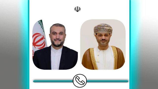  گفتگوی تلفنی وزرای خارجه ایران و عمان