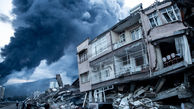 لحظه هولناک ریزش ساختمان‌ها در ترکیه هفته‌ها پس از زلزله شدید + فیلم