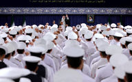 عکس متفاوت رهبر انقلاب با نیروی دریایی ارتش