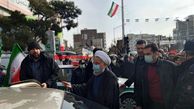 حضور حسن روحانی، واعظی و آذری جهرمی در راهپیمایی ۲۲ بهمن + عکس
