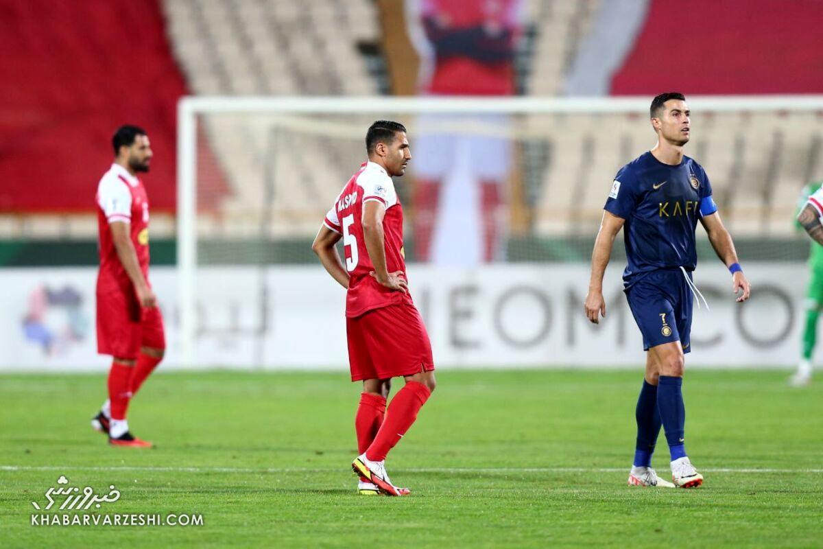 صحنه گلهای النصر به پرسپولیس /فیلم‌