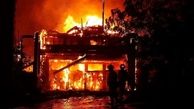 اتوبوس زائران اربعین در مهران آتش گرفت + جزئیات
