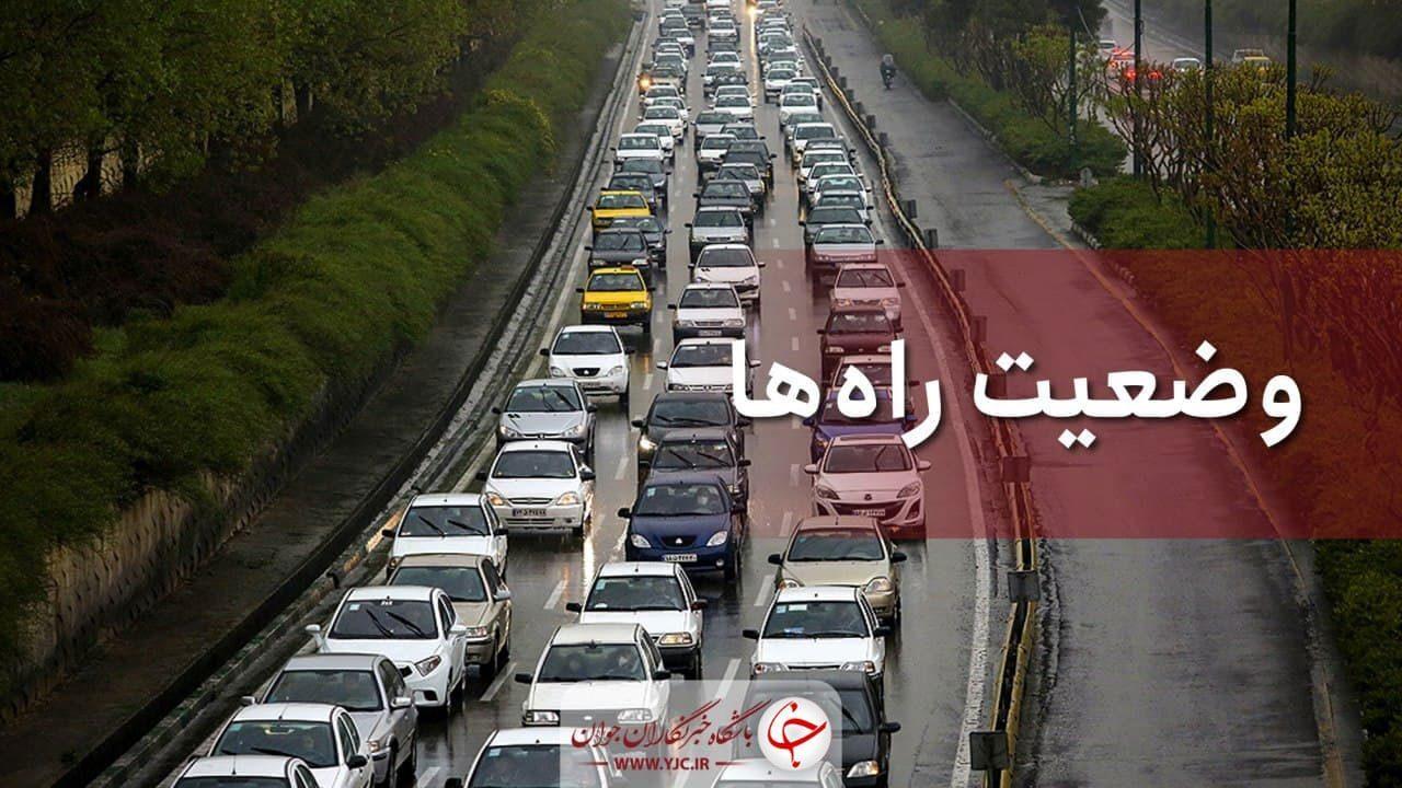 تردد به چالوس و آزادراه تهران- شمال ممنوع شد | ترافیک سنگین در محور شلمچه