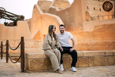 ت تفریح و خوش‌گذرانی لیونل مسی به همراه زنش در عربستان