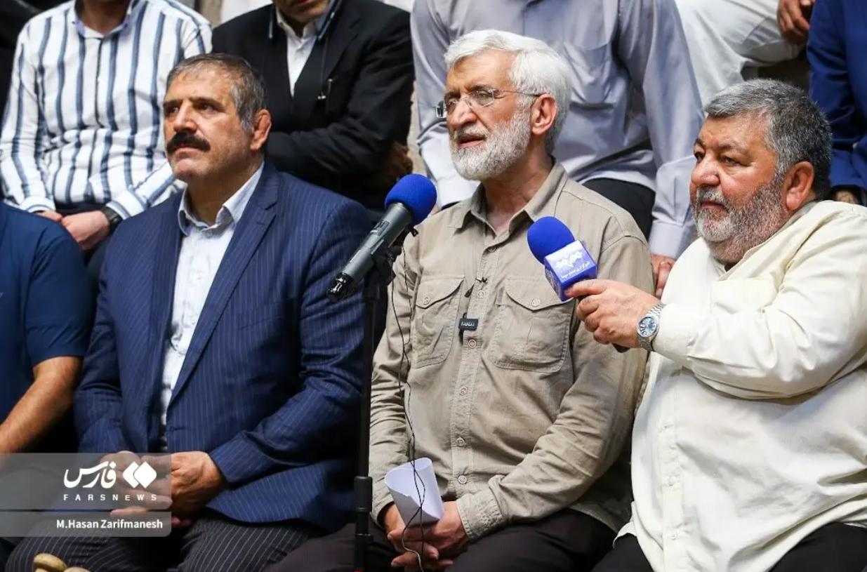 خنده‌های عباس جدیدی کنار نامزد انتخابات ریاست جمهوری سوژه شد + عکس