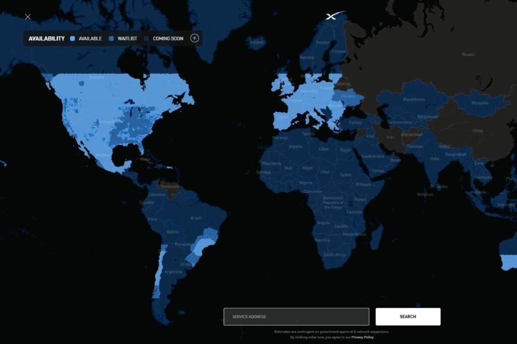 کدام کشورها اینترنت ماهواره‌ای دارند؟