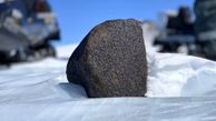 ببینید| کشف شهاب سنگ ۷.۵ کیلویی در قطب جنوب