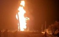 تصاویر دلهره آور از :انفجار خرابکارانه در خط اصلی انتقال گاز سراسری کشور 
+فیلم