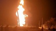 تصاویر دلهره آور از :انفجار خرابکارانه در خط اصلی انتقال گاز سراسری کشور 
+فیلم