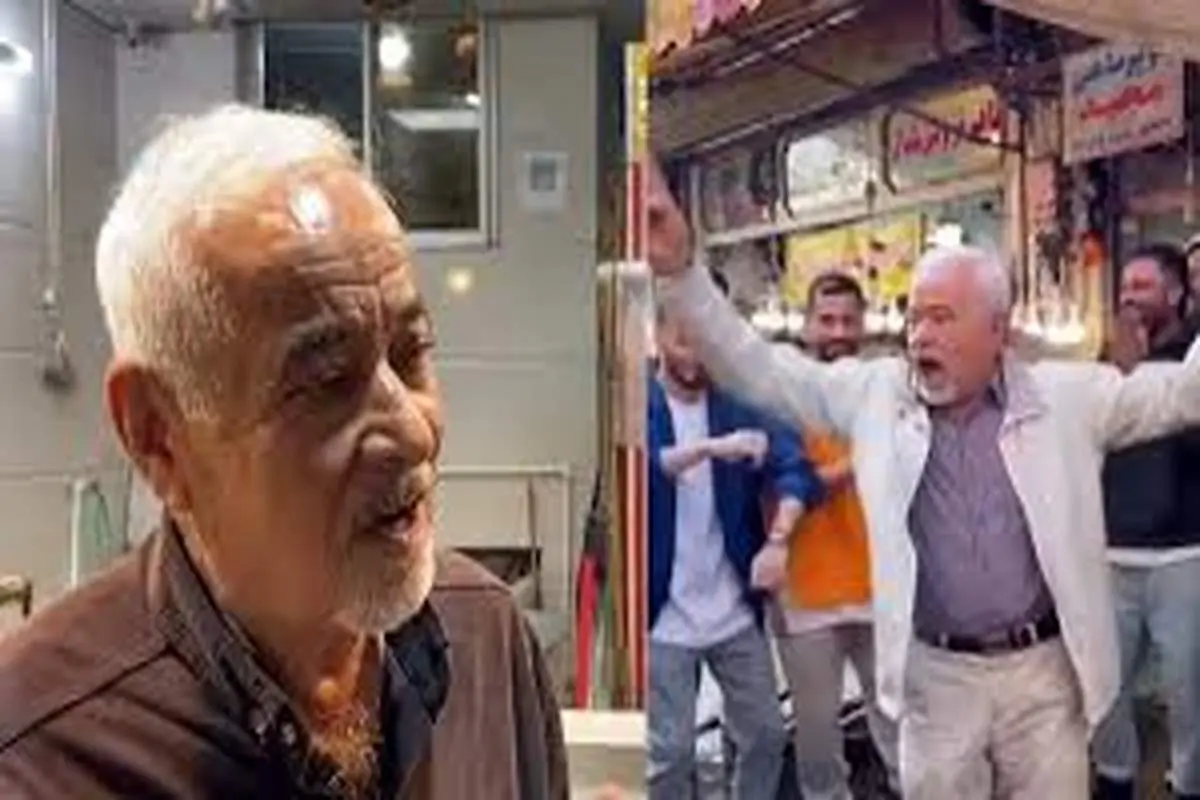 صادق بوقی پیرمرد گیلانی در بیمارستان بستری شد / فیلم