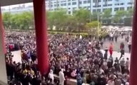 تظاهرات در «شانگهای» به خاطر قرنطینه کرونا