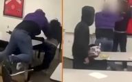 حمله وحشیانه یک دانش‌آموز به معلمش + فیلم