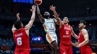 تیم ملی بسکتبال ایران بازی برده را به ساحل عاج باخت