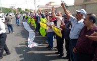 تجمع اعتراضی بازنشستگان تامین اجتماعی  نسبت به مبلغ حقوق و عیدی شان