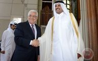 محمود عباس و امیر قطر با یکدیگر گفت‌وگو کردند