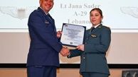 اولین خلبان زن به نیروی هوایی ارتش پیوست + عکس
