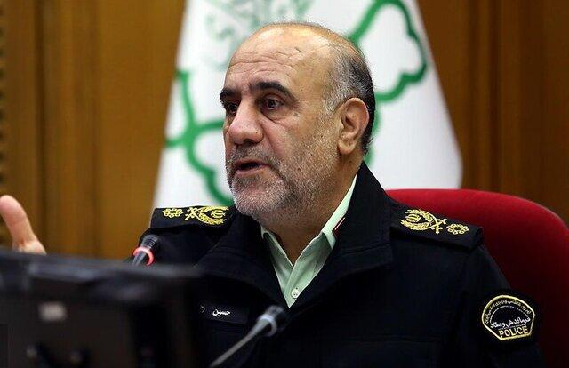 اظهارات رئیس پلیس تهران درباره شناسایی اغتشاشگران با کمک پهپاد