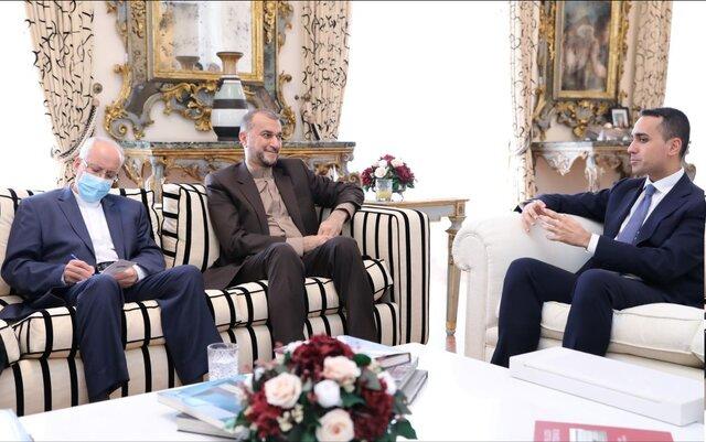 دیدار وزیر خارجه ایران و ایتالیا در رم