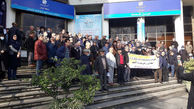 تجمع اعتراضی بازنشستگان مقابل سازمان تامین اجتماعی در چند شهر کشور + عکس