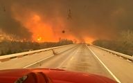 فیلم و عکس آخرالزمانی از آتش‌سوزی تاریخی در تگزاس آمریکا