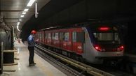 آتش‌سوزی هولناک در قطار متروی خط کهریزک به تجریش + فیلم