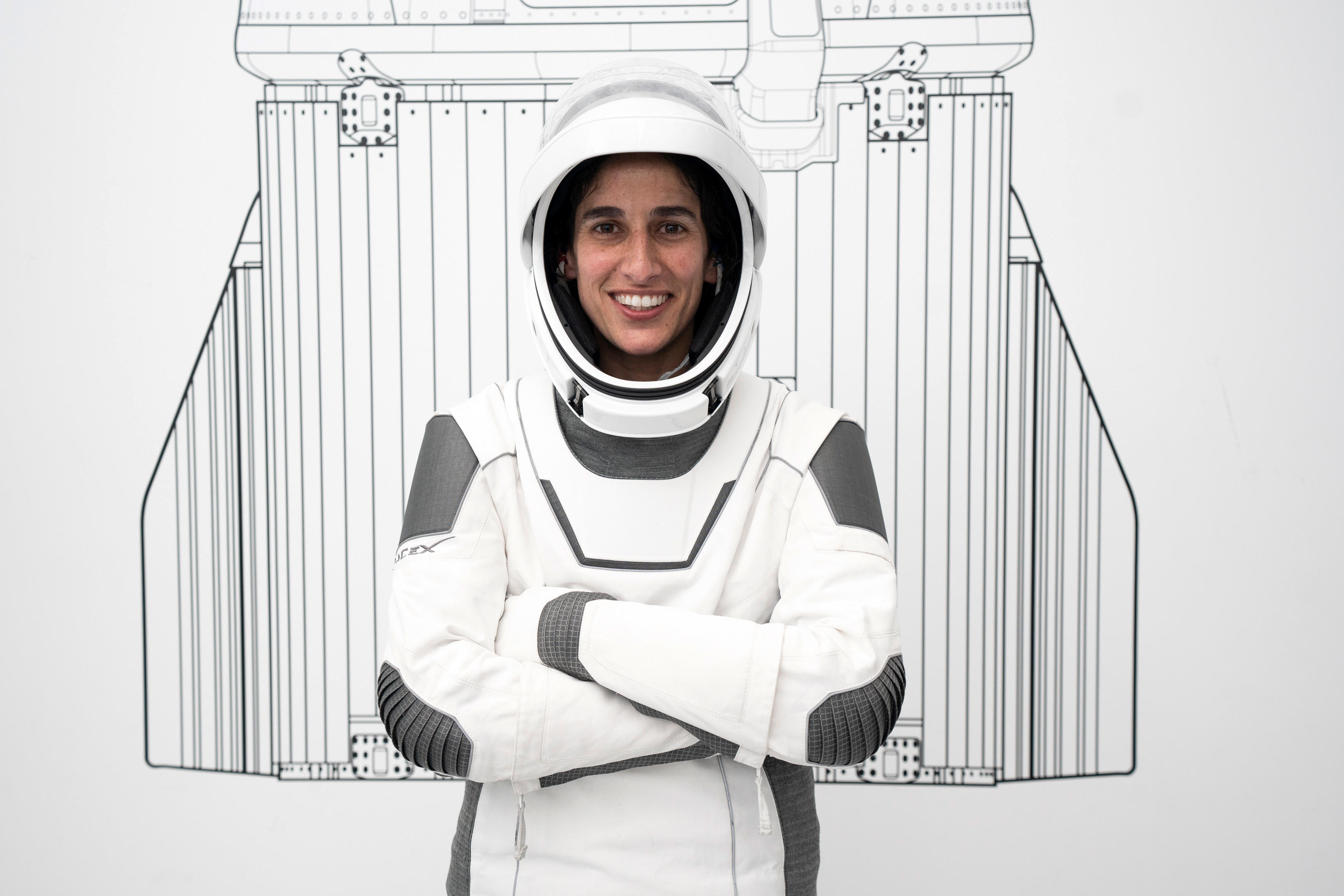  شرکت یاسمین مقبلی در انتخابات از فضا +عکس