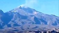 لحظه فعال شدن آتشفشان کوه تفتان در سیستان و بلوچستان + فیلم
