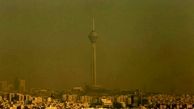 برج میلاد غرق در آلودگی هوا + عکس