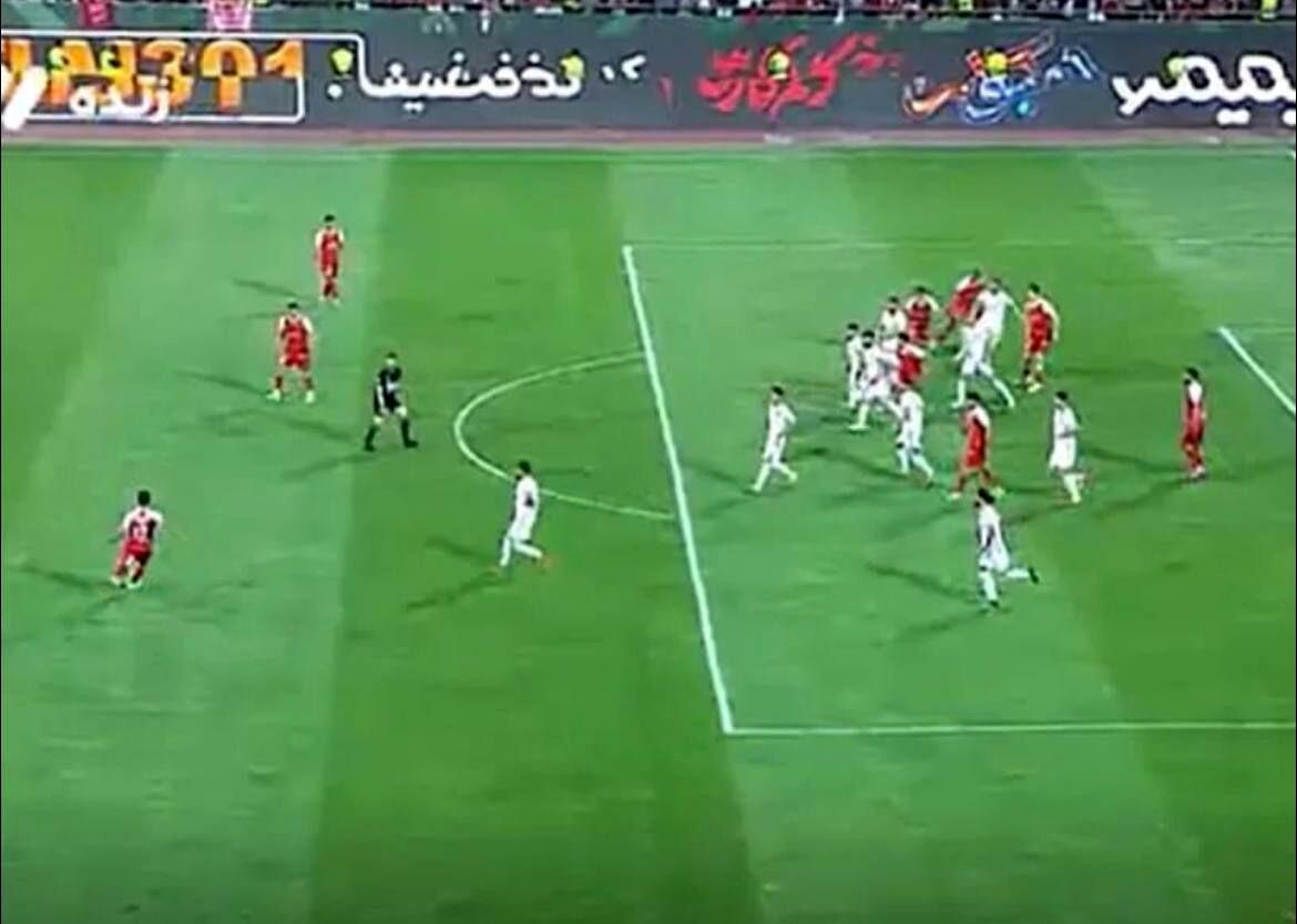 نظر کارشناسان داوری با عکس جدید از گل جنجالی پرسپولیس