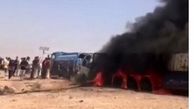 اولین تصاویر از انفجار پمپ بنزین در عراق  و کشته شدن زائران ایرانی+ فیلم