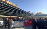 تجمع بازنشستگان در چند شهر ایران