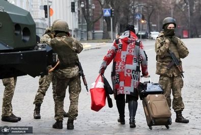 مردم اوکراین پس از حمله ارتش روسیه