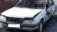  آتش‌سوزی سوزی خودرو حامل تعدادی دانش آموز در مشهد /فیلم
