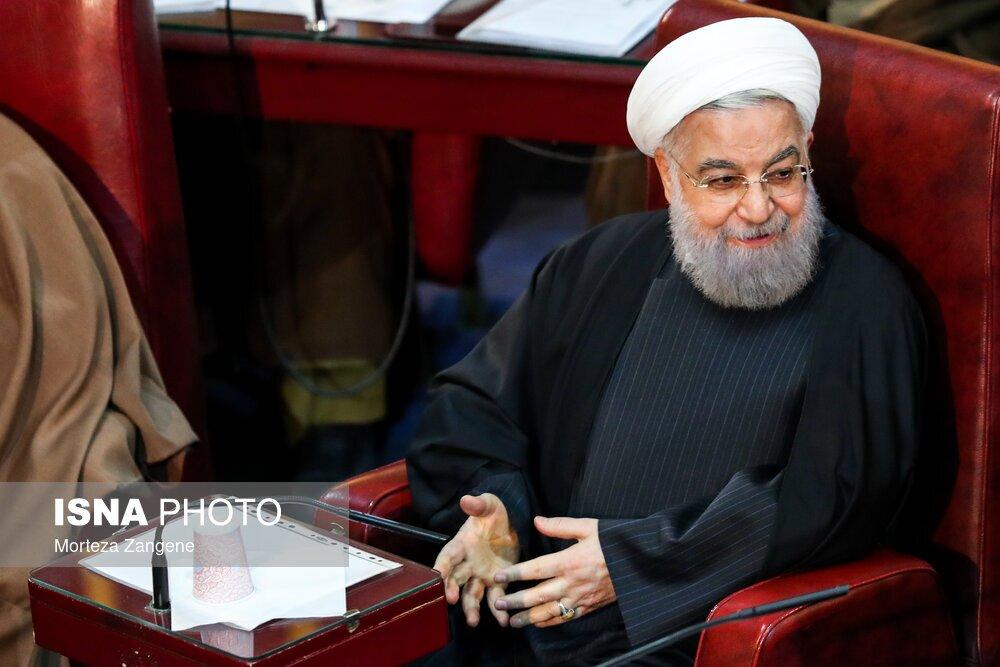 آخرین حضور حسن روحانی در مجلس خبرگان رهبری+عکس